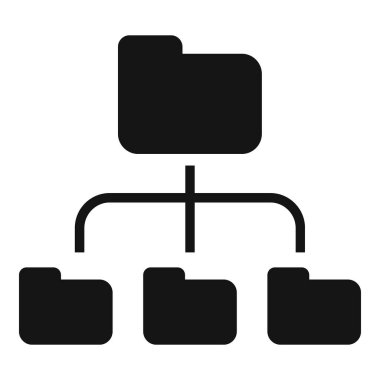 Veri dizini şeması basit vektörü. İçerik filtresini yönet. Gerilim akışı