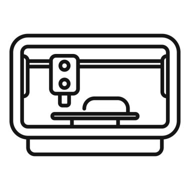 Biyo hücre gelecekteki ikon ana hatları vektörü. Yapı ameliyatı. Sağlık