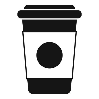 Kahve fincanı basit bir ikon olacak. Makine sıvısı. İkmal gemisi