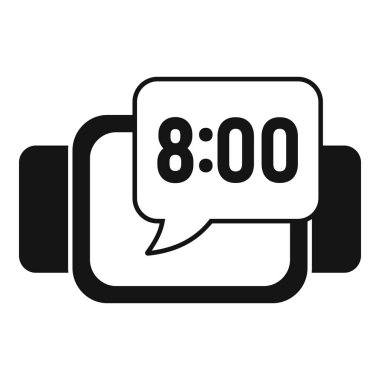 Grafik sosyal medya simgesi basit bir vektör. Cihaz sağlığı sporu. Çalıştırıcı uygulaması