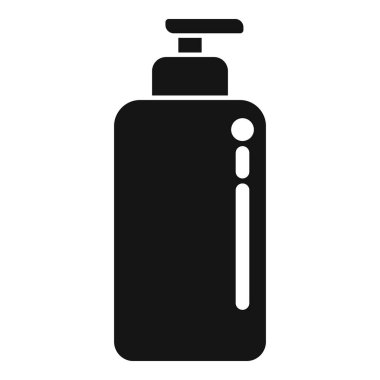 Krem Koreli şeker şişesi simgesi basit bir vektör. Asya biyolojik bakımı. Sanat makyajı