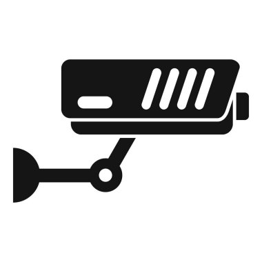 Kabin kamerası görünümü simgesi basit vektör. Seçim seçimi. Tartışıyoruz.