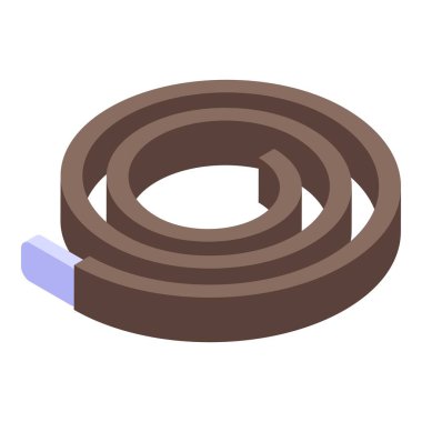 Yeni pire tasması izometrik vektörü. Evde hayvan bakımı. Kuyruk bacağı