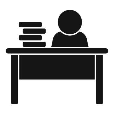 Çevrimiçi plan simgesini basit vektörle değiştir. Hızlı aktif uyku. Çalışma masası