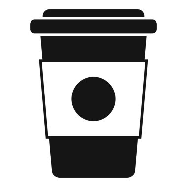 Enerji içeceği ikonu basit vektörü. İnsan yorgun uykulu. Geç saatlere kadar çalışıyorum.