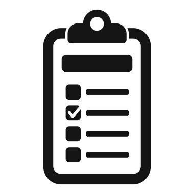 Pano pazarlama simgesi basit bir vektör. Belge uygulaması. Çalışan yeteneği.