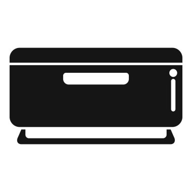 Klima ikonu basit bir vektör. Ev onarım servisi. Çalışma ortamı