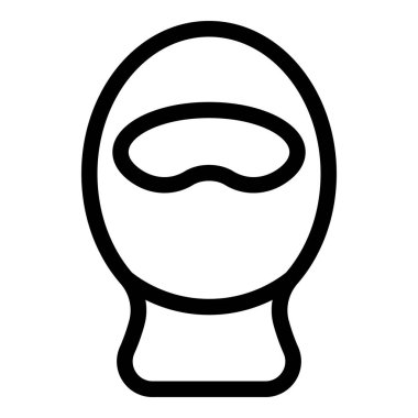 Arapça başlık ikonu ana hat vektörü. Kariyer kadını. İnsan modası.