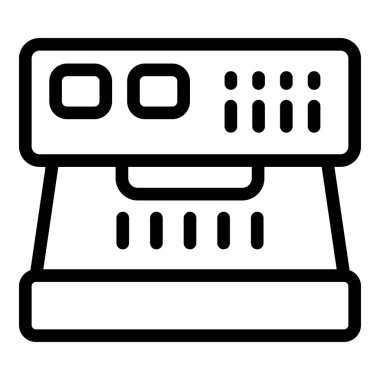 Para lambası ikonu ana hat vektörü. Banka parası. İş faturası parası