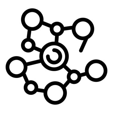 Ders uzmanı ikon ana hatları vektörü. Eğitmen laboratuvarı. Ders teknolojisi doğrusal