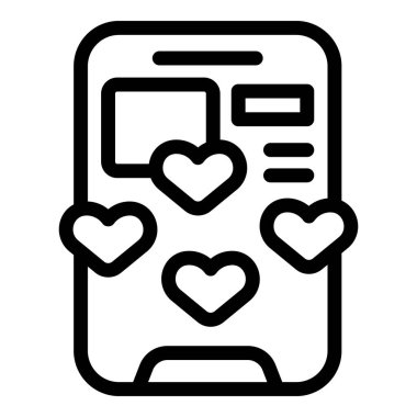 Yeni abonelik ikonu ana hatları vektörü gibi. Ücret ödemesi. Form listesi