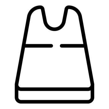 Hortum başlığı simgesi ana hatları vektörü. Yemeği süsle. Hortum kaplaması