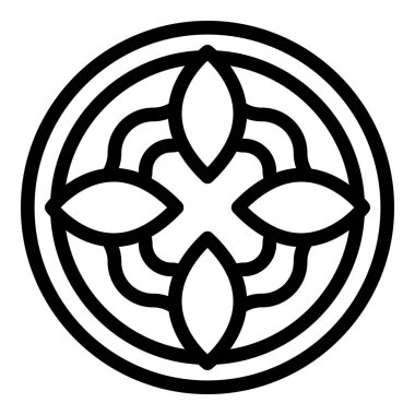 Yemek pişirme ikonu ana hatları vektörü. Tavuklu erişte. Menü yemeği