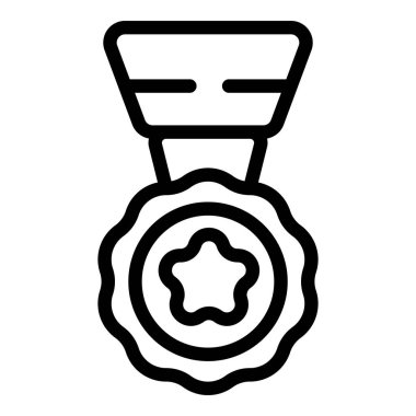 Meslek okulu amblemi ana hatları vektörü. İş öğreniyor. Finansal banka