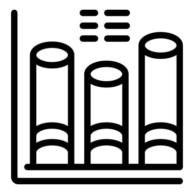 Grafik parola hatası simgesi ana hatları vektörü. Saldırı iptal edildi. İflas sinyali