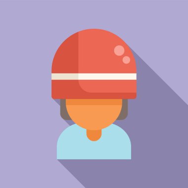 Kuaför ısıtma ikonu düz vektörü. Güzellik salonu koltuğu. Moda cazibesi