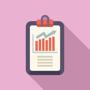 Yönetici simgesi düz vektörü denetle. İşlem projesi. İnsanlar okuyor.