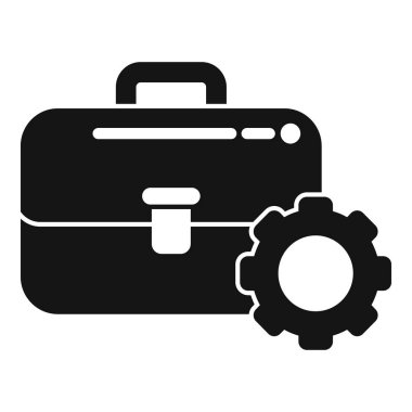 Yönetim durumu simgesi basit vektör. Finans okuyorum. Risk planı dijital