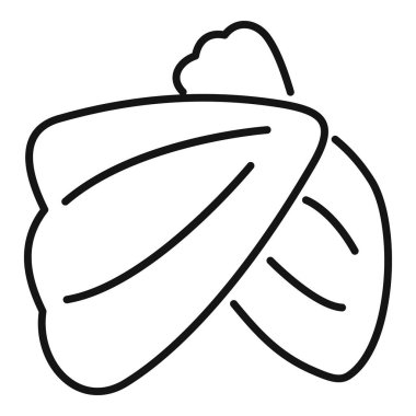 Doğu türban simgesi ana hat vektörü. Asyalı Müslüman başlığı. Din kostümü