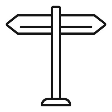 Seyahat güvenliği bulucu simgesi ana hat vektörü. Güvenli bakım. Tıbbi hizmet yolculuğu