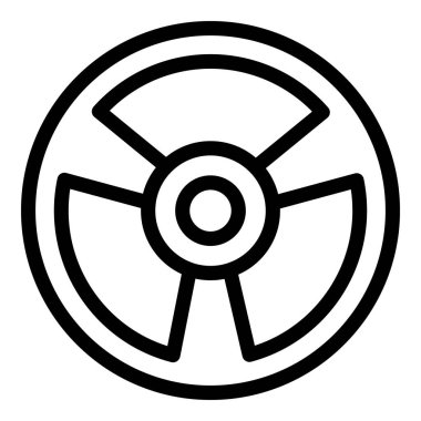 Direksiyon ikonu çizim vektörü. Gaz karbondioksit. Otomatik kimyasal hava