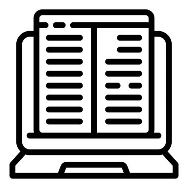 Karanlık sesli mobil ikon ana hatları vektörü. Sistem öğrencisi. Ses belgesi