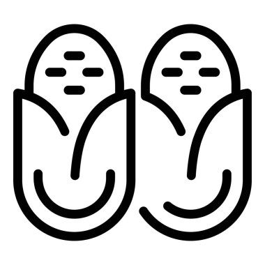 Mısır gıda bitkisi ikonu ana hatları vektörü. Mısır gevreği. Çiftçi organik köy