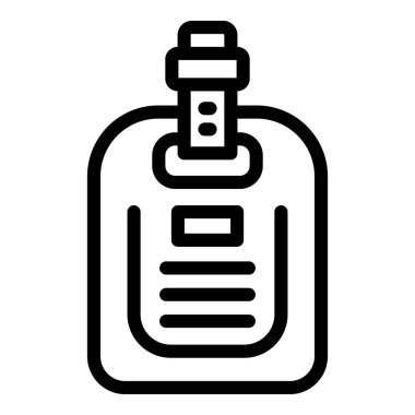 Seyahat etiketi ana hat vektörü. Havaalanı tatil kartı. Seyahat gezisi.