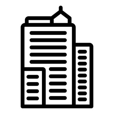 İş geliştirme ikonu ana hatları vektörü. Şehir Sydney. Sanat köprüsü operası