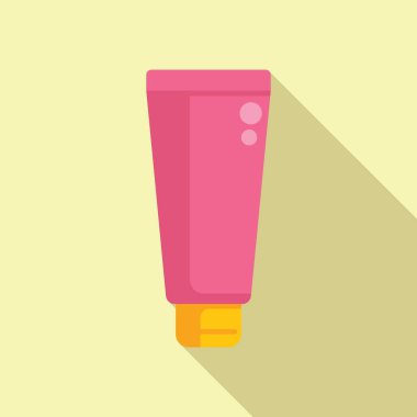 Eller krem ikon düz vektör. Kozmetik organik tedavi. Temiz maske