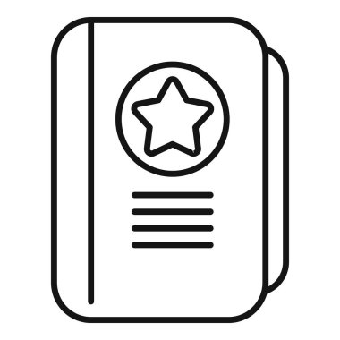 Dizin özellikli çarpım ikonu ana hatları vektörü. Çevrimiçi blok. İşlem rakamı