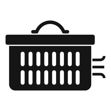 Güneş paneli simge basit taşıyıcı. Güneş kumandası. Modül hücre şarjı