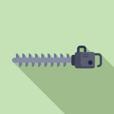 Ağaç budayıcı simgesi düz vektör. El işi. Bahçe işleri.