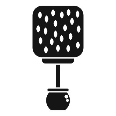 Bahçe süsü ikonu basit vektörü. Bahçede çalışıyorum. Makine tırmanışı