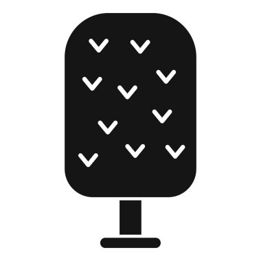 Ağaç fidanı ikonu basit bir vektör. Bahçe süsleme. Dışarıdaki servis ayarları