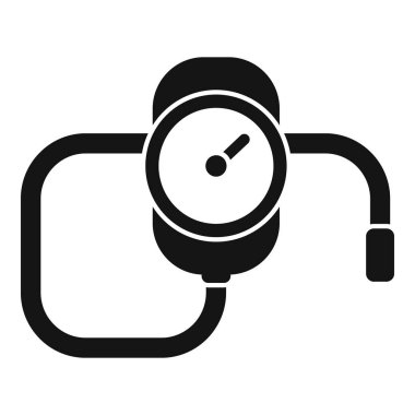 Dalış oksijen aracı simgesi basit vektör. Egzotik seyahat okulu. Seyahat macerası