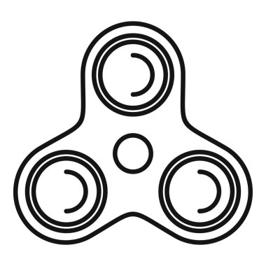 Stres önleyici oyuncak taslak vektörünü azalt. Kıpır kıpır. Çocuk sevgisi.