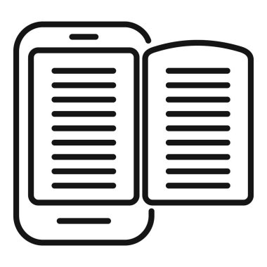 Çevrimiçi kitap simgesi ana hatlarını oku. Rehberi oku. İnternet tabanlı