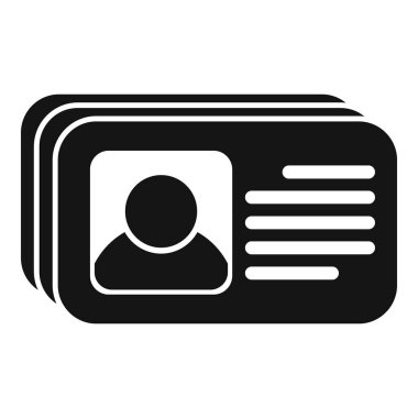 Müşteri bankası risk simgesi basit vektör. Veri müşterisi. Sunucu suç güvenliği