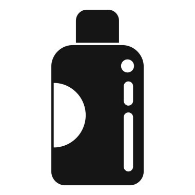 Tırnak cilası şişesi simgesi basit bir vektör. Dikkat et kadın. Güzellik moda terapisi