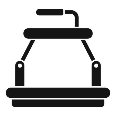 Siber platform simgesi basit vektör. Kamera vr gözlükleri. Kişinin geleceği