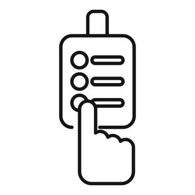 Parola erişim simgesi çıkış vektörünü kilitle. Suçu önlemek için. Hırsız güvenliği