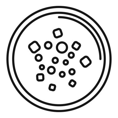 Mutfak kremalı çorba ikonu ana hatları vektörü. Hizmet hizmeti. Gastronomi çömleği