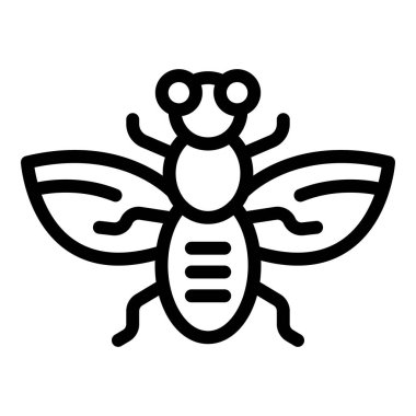 Glossinidae çeçe simgesi ana hat vektörü. Buzz hastalığı. Böcek sineği.