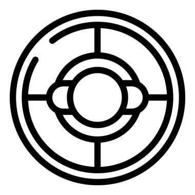 Dağ eğlencesi ikon ana hatları vektörü kutlu olsun. Boru tepesi kızağı. Etkinlik sürüş eylemi