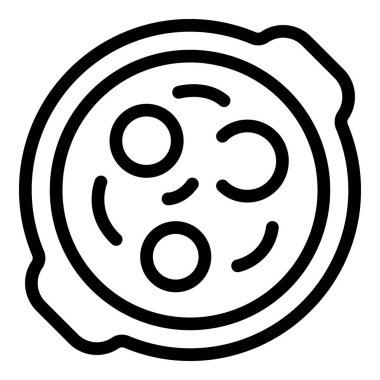 Amsterdam mutfak ikonu ana hatları vektörü. Geleneksel Hollanda kültürü. Şehir turizmi gezisi