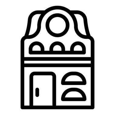 Amsterdam simgeleri ana hat vektörü. Ünlü şehir manzarası binaları. Metropolis tarihi altyapısı