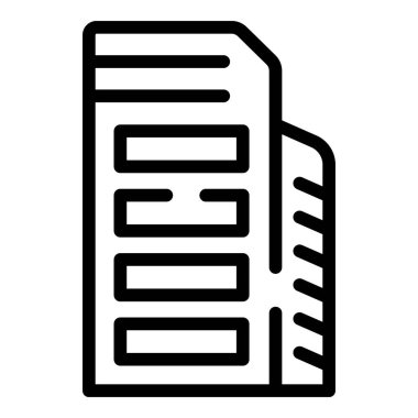 Oslo siluet çizgisi ana hatları vektörü. Norveç sermaye altyapısı. Norveç Büyükşehir Merkezi