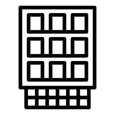 Oslo modern yapı ikon ana hat vektörünü oluşturur. Norveç gezisi. Yerel İskandinav kent tasarımı