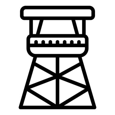 Plaj kulesinin ana hatlarını çizmesine yardım et. Çarpışma gemisi enkazı. İnsanlar kaydediliyor